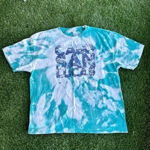 Cabo San Lucas T Shirt Blue White Bleached Size XL